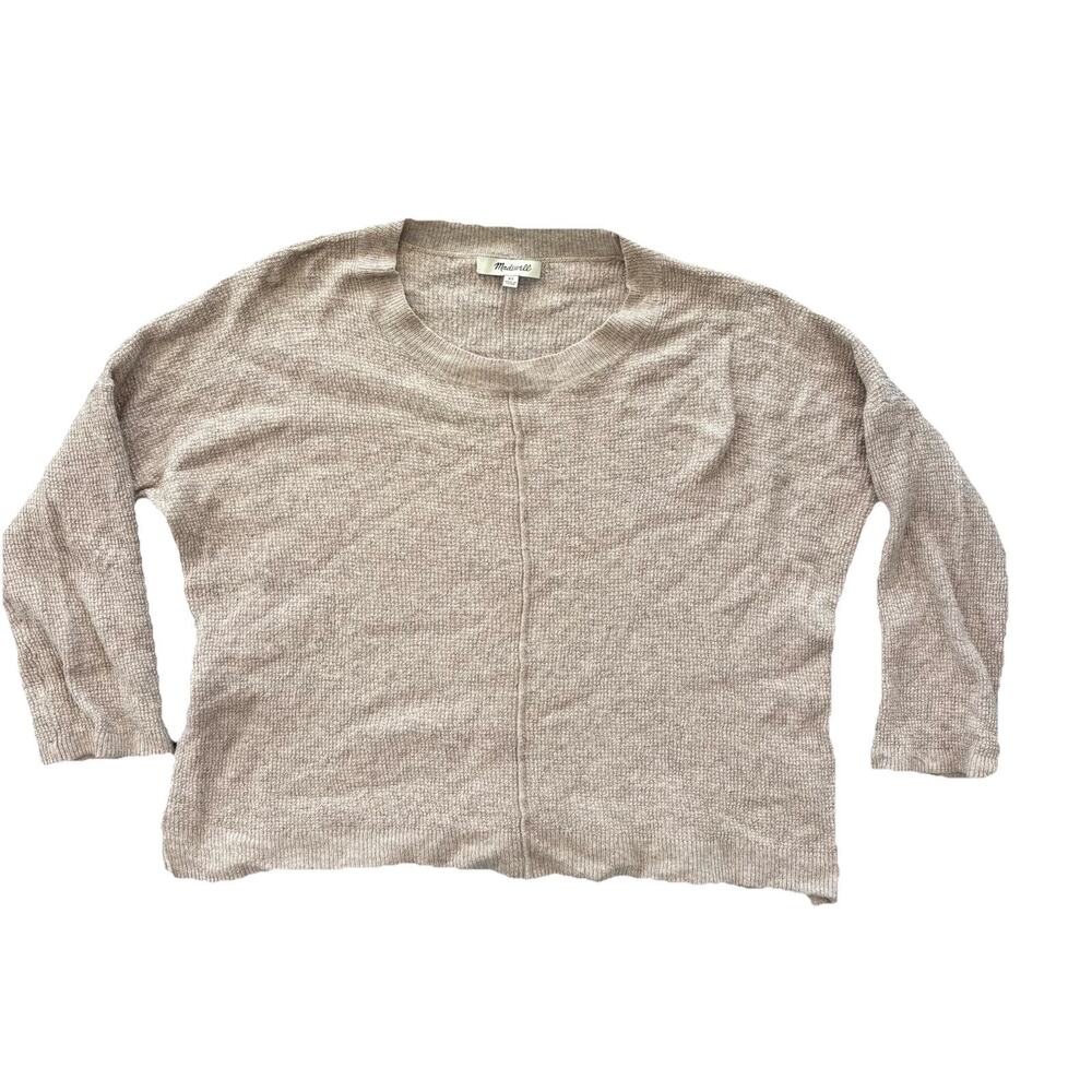 Madewell Gray Sweater Women’s XS Wool Blend Thermal Material